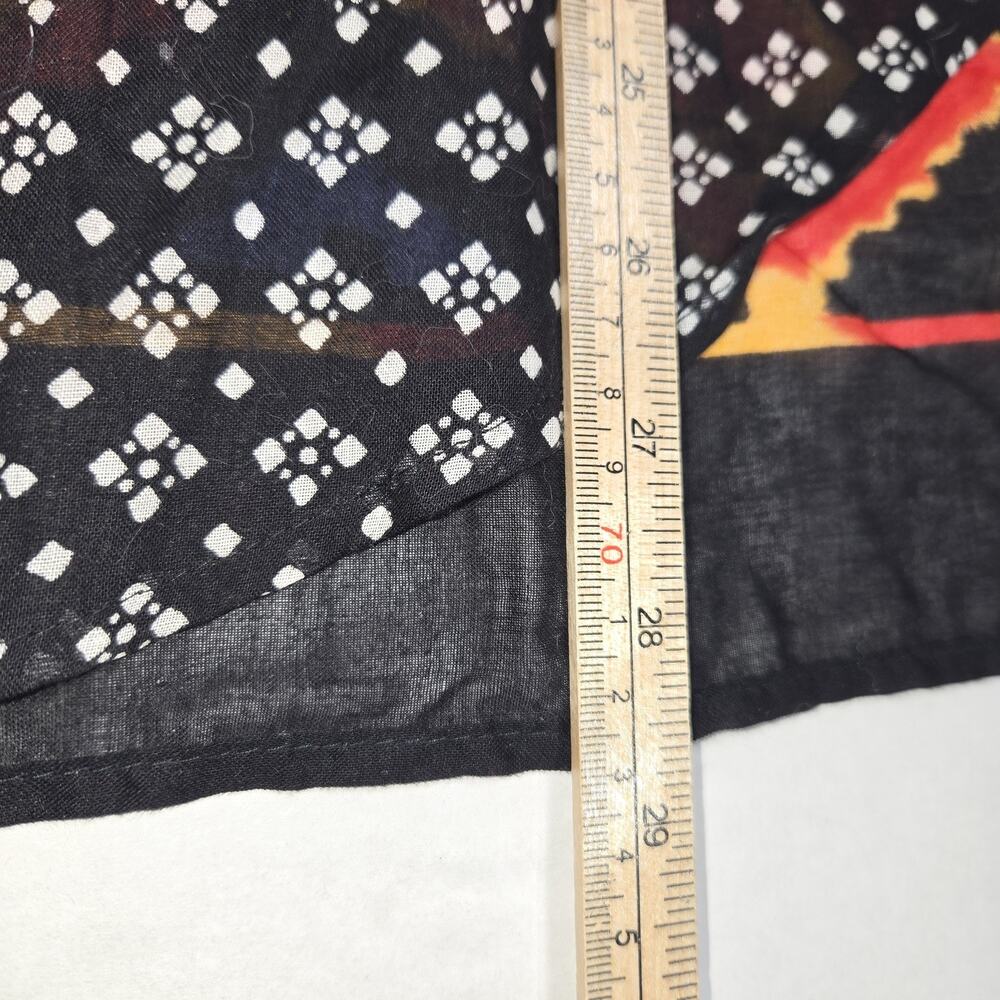 Vintage Platinum Dorothy Schoelen Womens P Black White Geometric Colorful Top - Picture 8 of 11